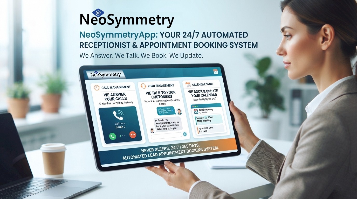 AI Automated Call Answer and Appointment Booking System with email or SMS confirmation